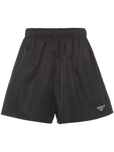 Prada Re-Nylon triangle-logo shorts | 36
