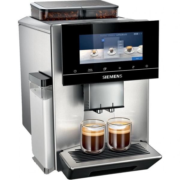 Espressor automat SIEMENS EQ900 TQ907R03, 2.3l, 1500W, 19 bar, argintiu-negru