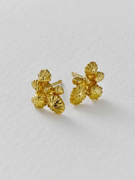 Limpet Cluster Stud Earrings
