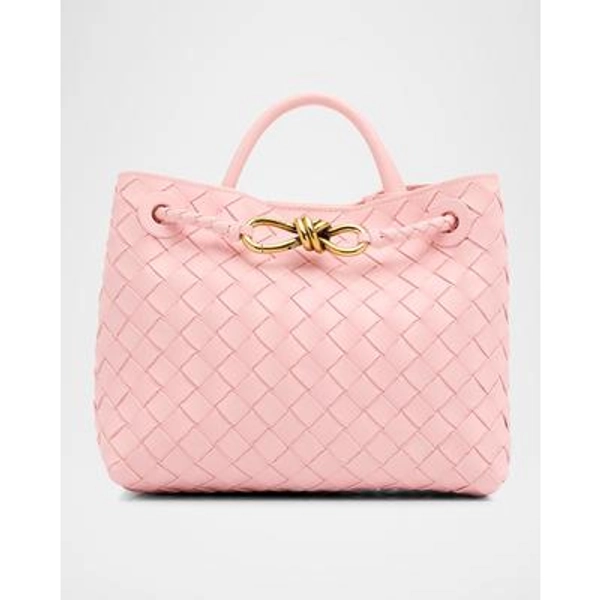 Andiamo Small Leather Top-Handle Bag