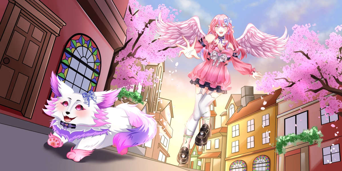 Anime Illustration Design by Pinkuella 🎀 (@Pinkuella)