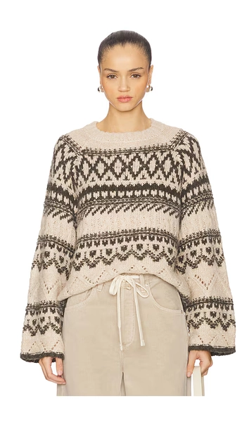 Fairisle Crew Neck Sweater