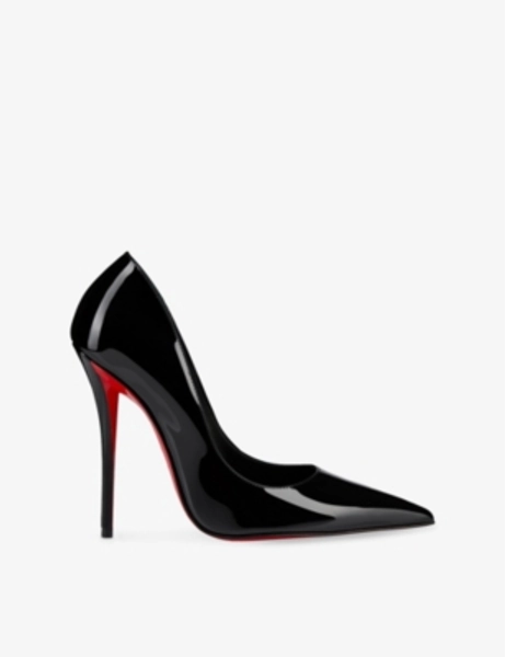 Miss Z 120 Patent-Leather Heeled Courts