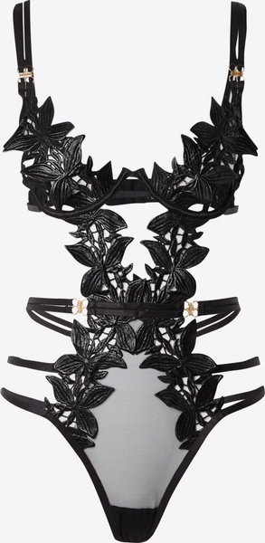 Bluebella Bodysuit 'Ophelia' (Black, M C)