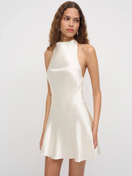 Roy Silk Mini Dress