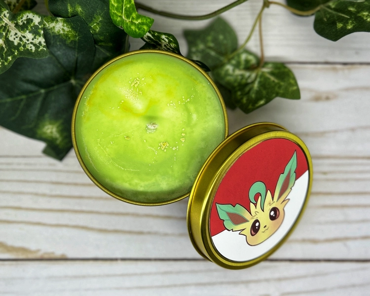 Forest Explorer Leafeon | Pokemon Inspired Candle