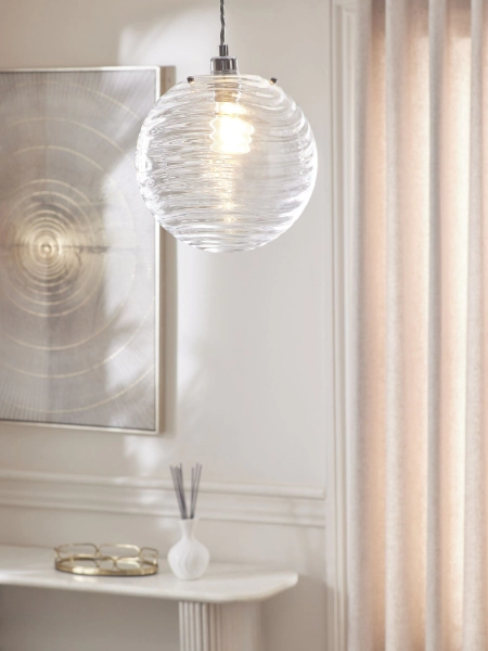 Clear Juno Easy Fit  Pendant Light Shade