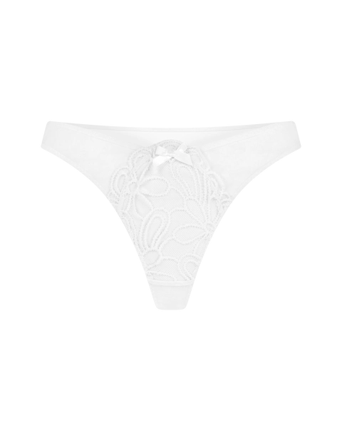 Nelle Thong in White
