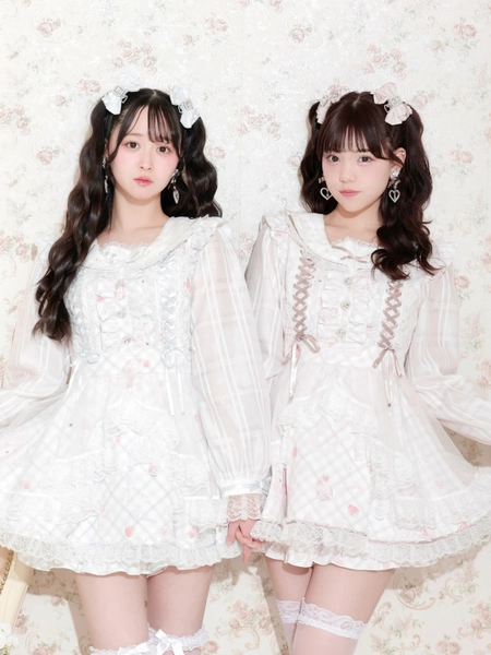 sweet cat シアーチェック セットアップ