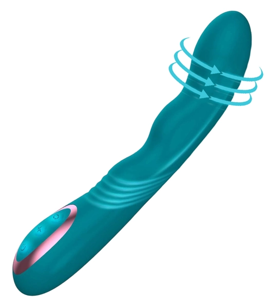 SuperLove 360 Rotating G-Spot Vibrator Teal