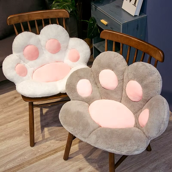 Kawaii juguetes de peluche de Pata de Gato lindo suave relleno cojín de suelo silla sofá almohadilla para el trasero para decoración de la habitación del hogar muñecas de siesta de oficina 