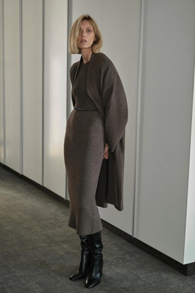 MIDI DRESS WITH BELT