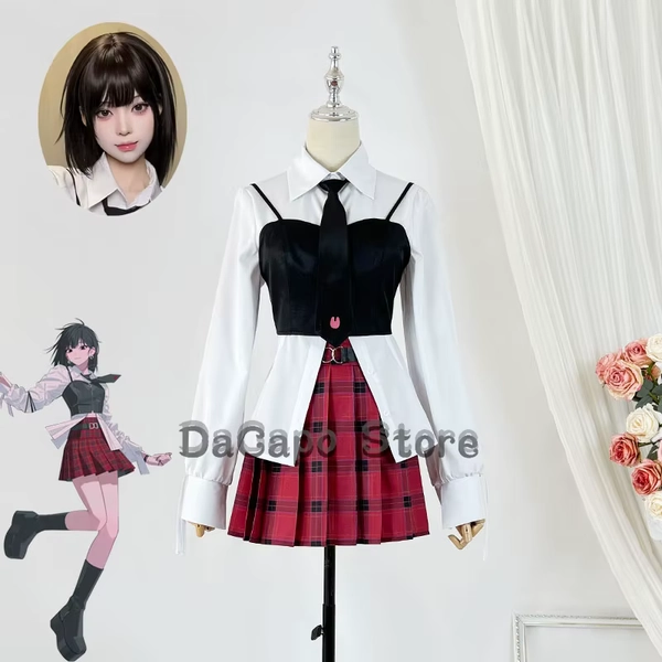 Link Click Qiao Ling Rin Jo Hyorin Cosplay ropa para niñas traje de Bridon disfraz peluca vestido Halloween Anime evento traje de juego de rol - AliExpress 