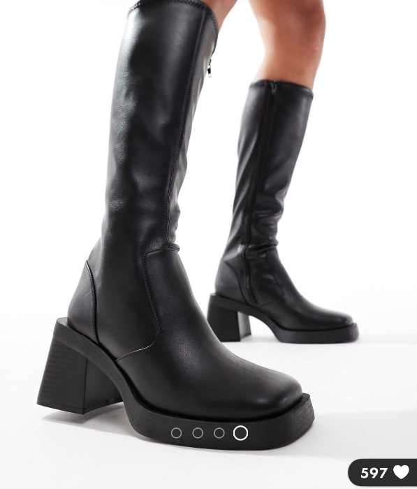 Charlotte heel boots 