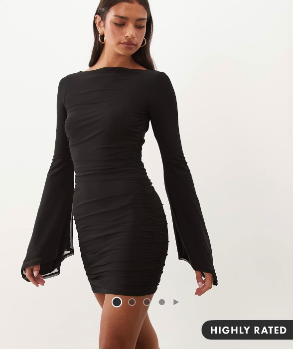 Body on short dress