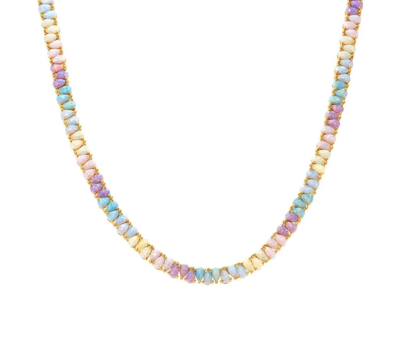 Opal Tennis Necklace