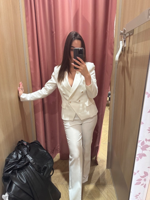 White classic suit 