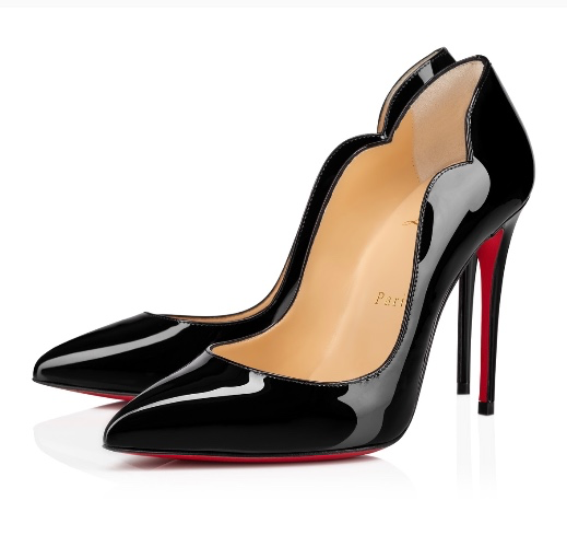 Christian Louboutin - Hot Chick 100 mm Pumps - Patent calf leather - Black - Women
