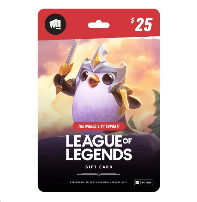 $25 League of Legends Giftcard 