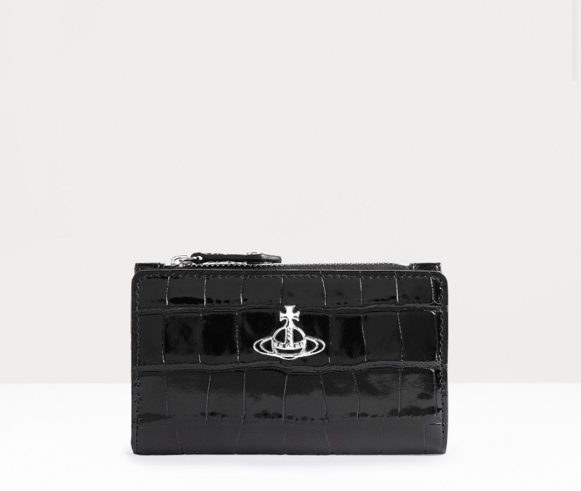 Crocodile Slim Flap Card Holder