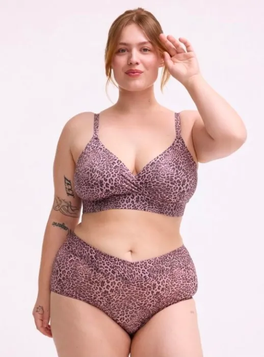 Torrid | Microfiber Cross Front Midrise Brief Panty