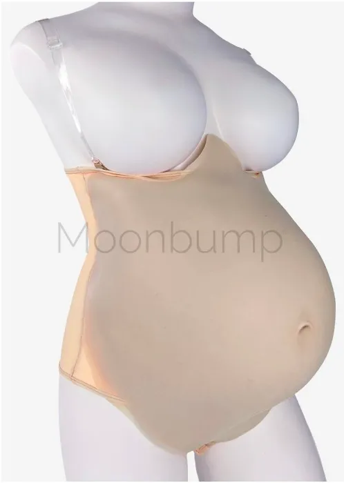 Fake Pregnant Belly, 8-9 Months/Twins, Silicone Colour M2