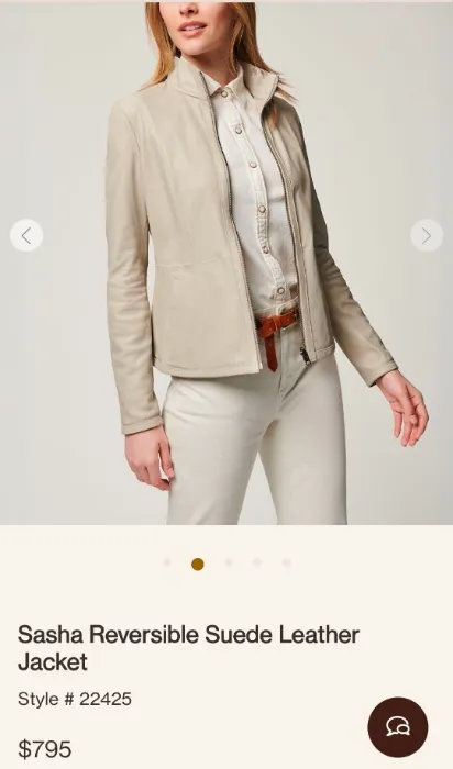 Sasha Reversible Suede Leather Jacket