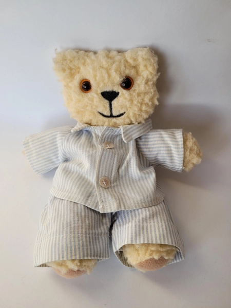 Vintage Jane Hissey's Old Bear Plush: Little Bear Teddy in Pyjamas