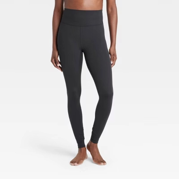 Women's Everyday Soft Ultra High-Rise Leggings - All In Motion™ Black S: Moisture Wicking, Quick Dry, UPF 50+