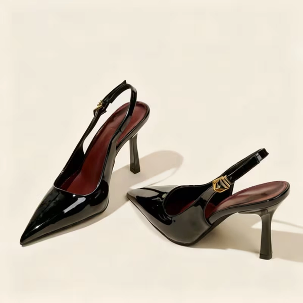 zapatos tacón aguja punta tiras tobillo mujer elegantes - Temu Argentina