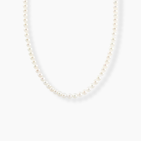 Collier Baroque Or Jaune Perle De Culture