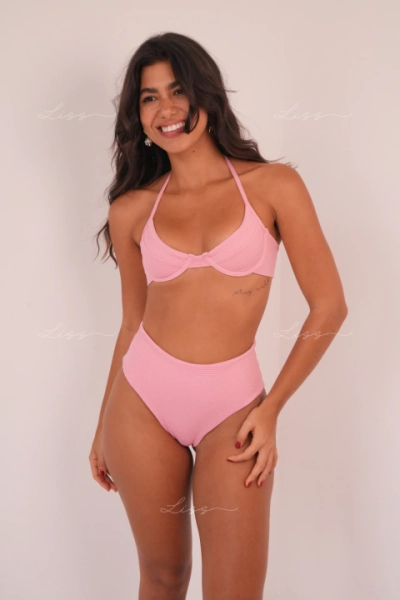 Conjunto Biquíni Hot Pant Brisa - Rosa