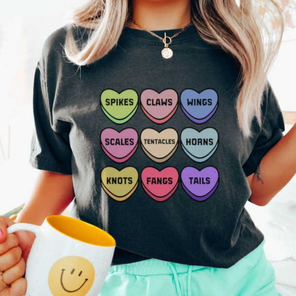 Monster Romance Trope Shirt - Dark Fantasy Book Lover Tee - Spicy Romance T-shirt - Cute Monster Tropes Apparel - Bookish Gift for Readers - Etsy