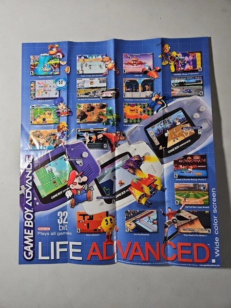 Nintendo Gameboy Advance Promotional Insert