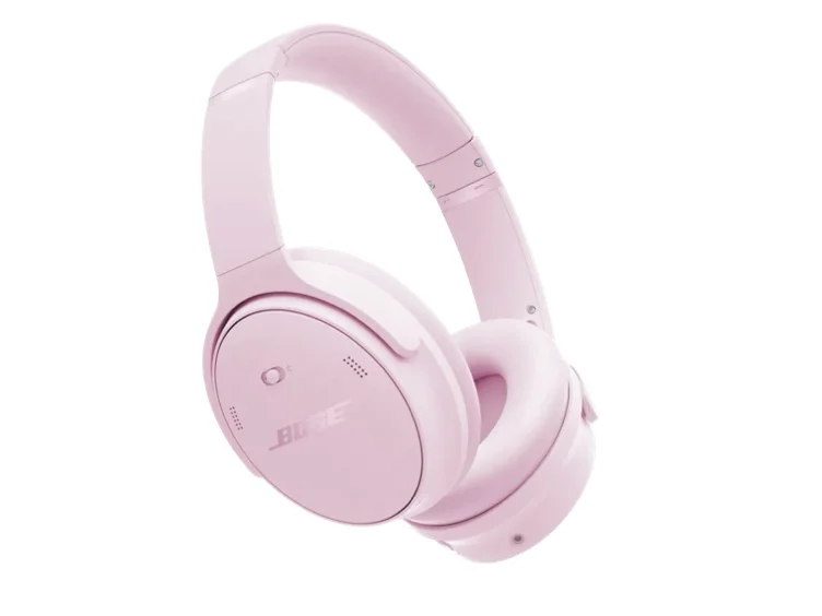 Bose - QuietComfort Wireless Noise Cancelling Over-the-Ear Bluetooth Headphones - Petal Pink