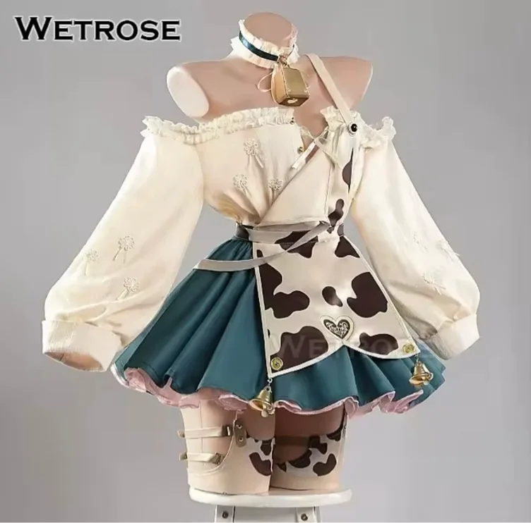 azur lane cow owari cosplay + wig 