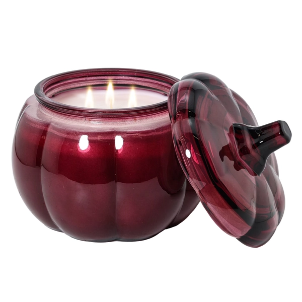 Better Homes & Gardens Sandalwood Harvest 3-Wick 30 oz Pumpkin Jar Candle - Walmart.com