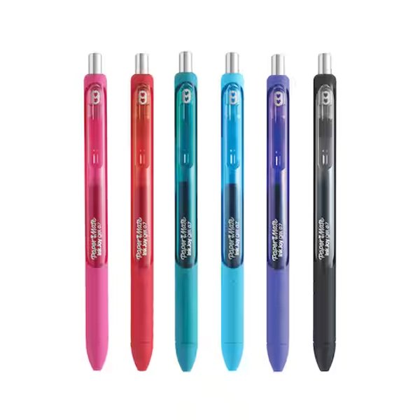 Paper Mate® InkJoy® Retractable 0.7mm Gel Pen 6 Color Set