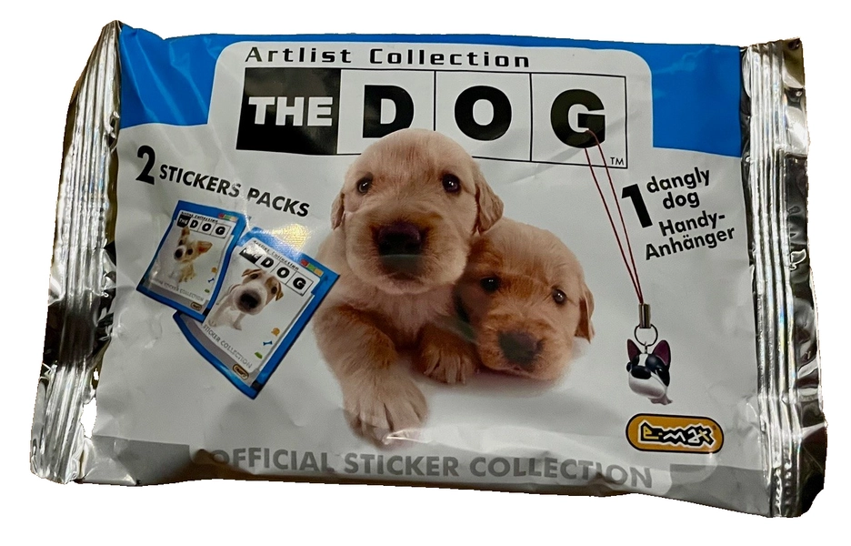 THE DOG artlist collection stickers + charm