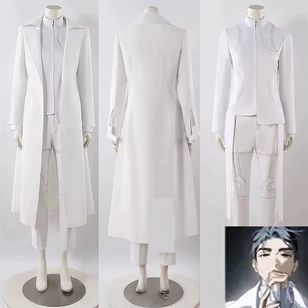 Alien Stage R6 Ivan Cosplay Costume Anime White Sorrow Cosplay Wig Role Playing Full Set Outfit Party Halloween Carnival Men Cos - AliExpress