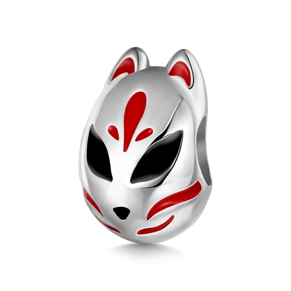 Kitsune Fox Mask Charm