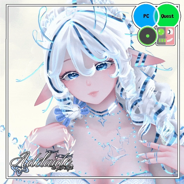 🐚 Adelaide - The Ghost Catfish 🐚 [ PC / QUEST / VRCFT / OPTI / GOGO ]
