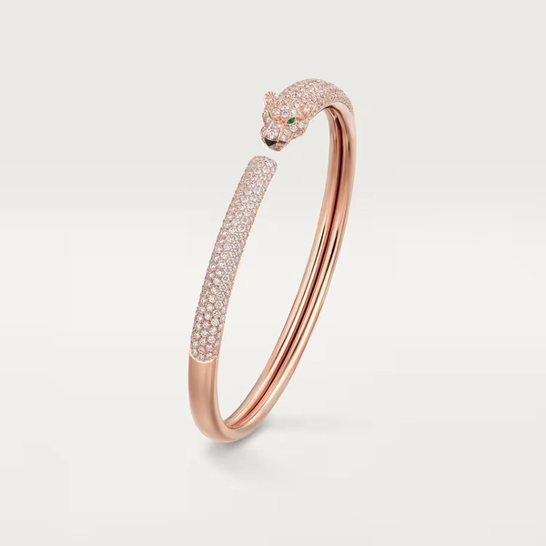 Panthère de Cartier bracelet, small model, paved 