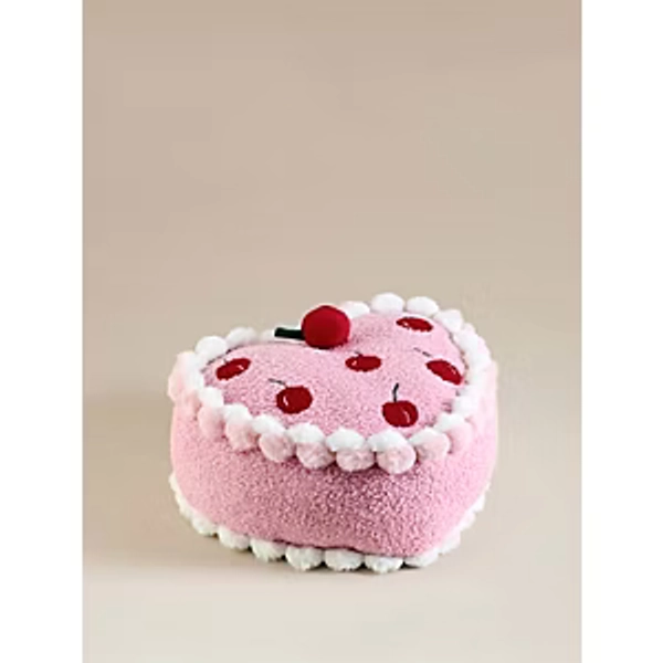 Pink Cake-Shaped Cushion