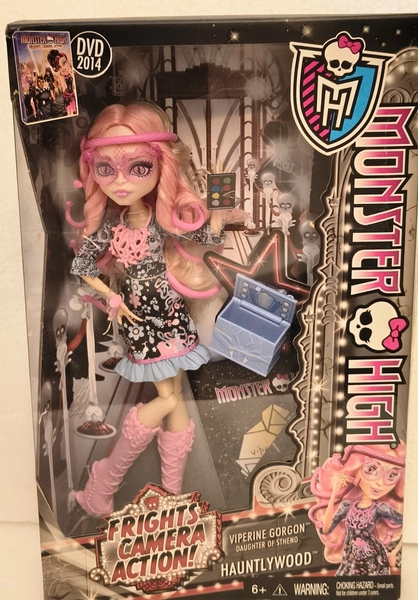 NEW ORIGINAL 2013 Monster High VIPERINE GORDON Frights Camera Action series NRFB