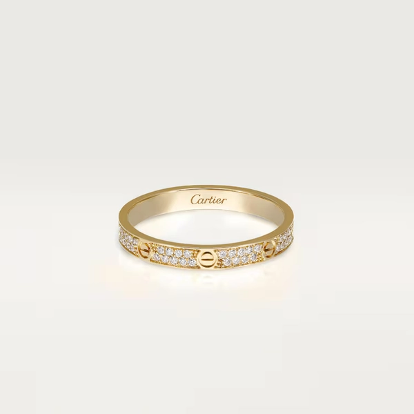 #LOVE# ring, mini model, paved