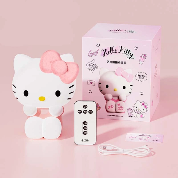 Official Kitty Night Lights Cute Cat LED Rechargeable Desk Lamp