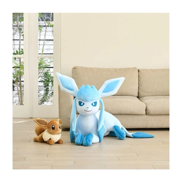 Presale - Life Sized Pokemon Glaceon Poké Plush - 30 ¾ in. - Pokemon Center