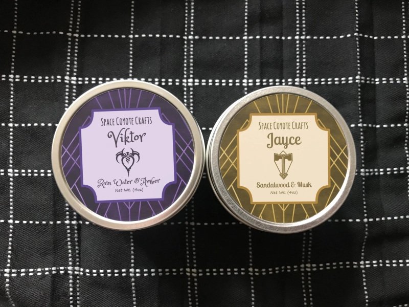 JayVik 4 Ounce Soy Candle Set