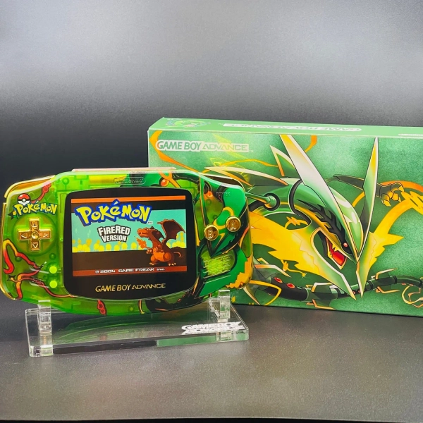 RAYQUAZA GREEN Custom Gameboy Advance W/ Backlit IPS Screen, Enhanced Audio + Upgrades Available! - Etsy.de